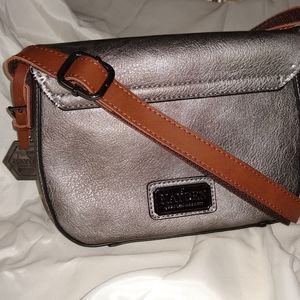 HAYDEN HARNETT Saddle Bag in Pewter